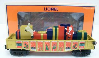 Lionel 6 - 26856 Operating Christmas Chase Gondola Ln/box