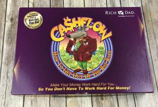 Cashflow 101 Investment Board Game Rich Dad Poor Dad 99.  9 Complete