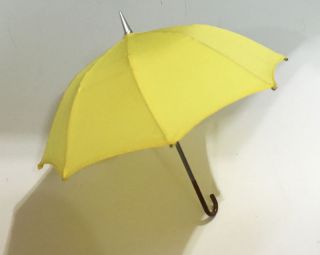 Custom 1/6 Scale Yellow Umbrella For 12 " Action Figure Use