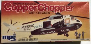 Mpc Sikorsky Sea King Copper Chopper With Crewmen 1/72 Open ‘sullys Hobbies’