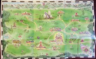 South Park Cartman Hand Drawn Town Map From Stick Of Truth Collectors Edition