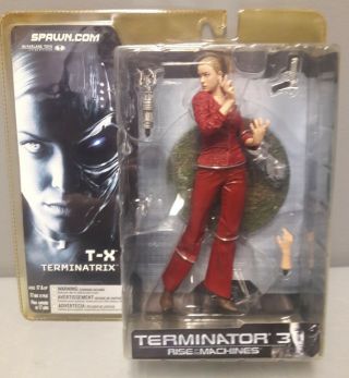 Mcfarland Toys Terminator 3 Rise Of The Machines T - X Terminatrix Action Figure