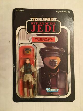 Kenner 1983 Star Wars Rotj Princess Leia Organa Boushh Disguise Moc 65 Back