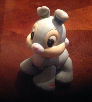 Fisher Price Disney Animals Clicker Pals 6 " Baby Thumper Toy Rabbit