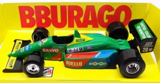Burago 1/24 Scale Diecast Model Car 6102a - F1 Benetton Ford 20