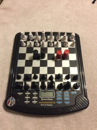 Excalibur King Master Iii Complete Great Plus Checkers Great Gift