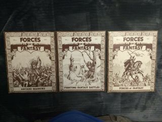 Warhammer 1st Edition Forces Of Fantasy - 3 Volume Set 1984