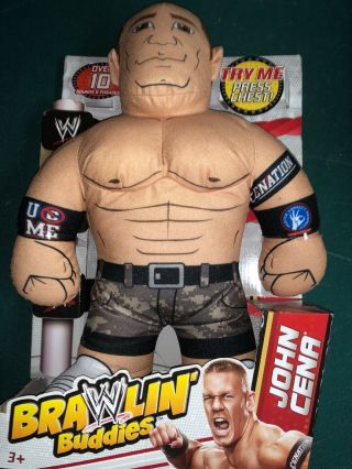 Wwe John Cena Brawlin Buddies 13 " Plush John Cena Wrestler Doll