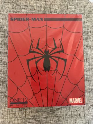 Mezco One:12 Collective Spider - Man 1/12 Scale Figure Marvel