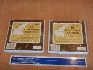 2 PACKAGES OF 1988 G.  I.  JOE NAPKINS,  32 TOTAL,  OLD STOCK, 2