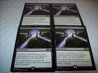 Mtg X 4 Leyline Of The Void Rare Playset M20 With Tracking