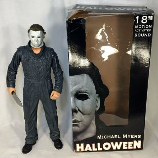 Neca Reel Toys Halloween 18 " Michael Myers Figure W/sound Damaged: As - Is