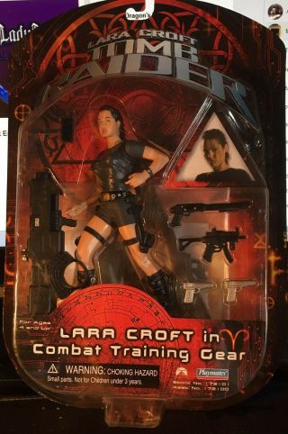 Tomb Raider Lara Croft In Combat Training Gear Playmates 6 " Action Figure