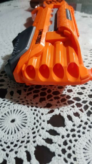 NERF N - STRIKE ELITE Roughcut 2x4 NERF Pump Action SHOTGUN Orange 3