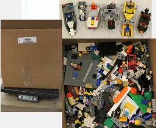 15lbs Of Lego Building Blocks Assembled Boats / Vehicles & Mini - Figures.