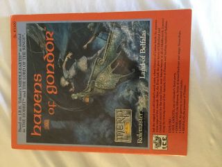 Ice: Middle - Earth Role Playing/rolemaster Module - Havens Of Gondor W/ Maps