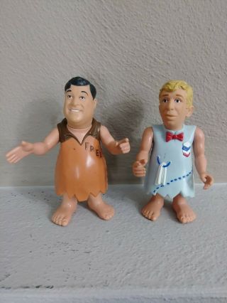Fred Flintstone And Barney Rubble 5 " Figures The Flinstone Movie (s&h)