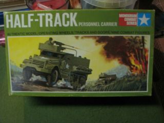 Monogram Pm157 Half - Track Personnel Carrier.  1966 Issue