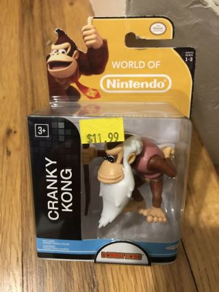 World Of Nintendo Cranky Kong 2015 Jakks Pacific Donkey Kong Figure Toy