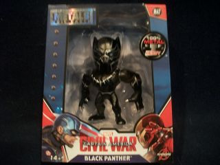 Jada Toys 4 " Metals Die Cast Marvel Civil War Captain America Black Panther
