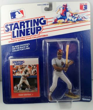 1988 Kenner Starting Lineup Tony Gwynn Mlb Baseball Figurine San Diego Padres