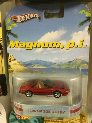 Hot Wheels Retro Entertainment Magnum P.  I Ferrari 308 Gts Qv