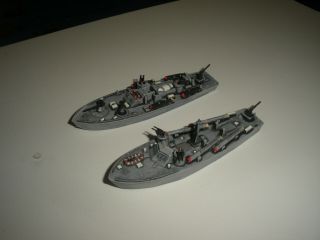 Cruel Seas Warlords: American Pt Boats One Higgins,  One Elco Painted