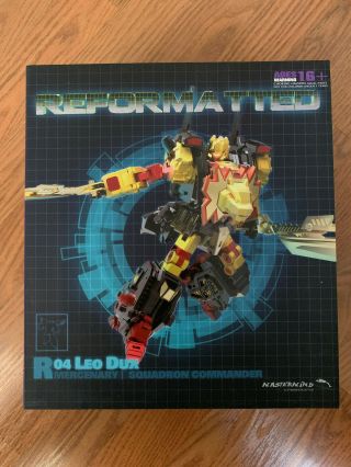 Transformers Mastermind Creations Reformatted Feral Rex R04 Leo Dux &