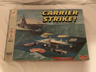Milton Bradley Carrier Strike Board Game (1977) Complete