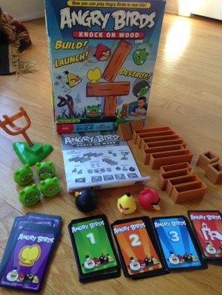 Angry Birds Knock On Wood Build Launch Destroy Game Complete