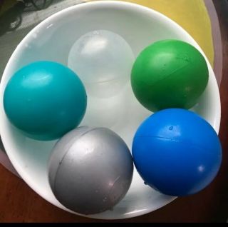 1000,  Large 2.  5 " 65mm Pit Ball 5 Cool Colors Crush - Proof Germ - Proof Sensory Gym