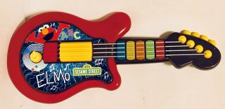 Playskool Sesame Street Red Elmo Guitar Band Instrument Interactive Music