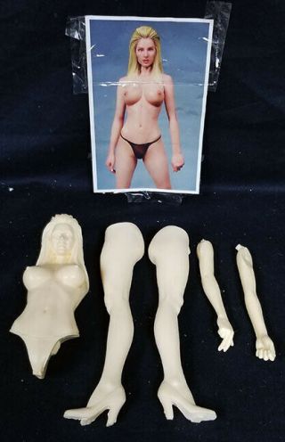 Garage Resin 11 " Tall Nude Woman Standing Posing Resin Figure Kit