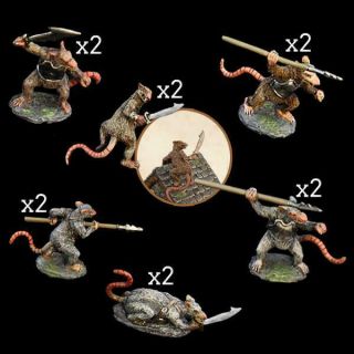 Dwarven Forge Ratmen Miniatures
