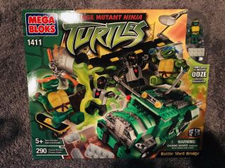 Mega Bloks Teenage Mutant Ninja Turtles 1411 Battle Shell Bridge Mib