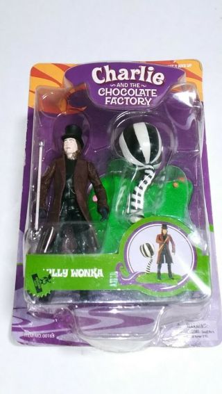 Charlie And The Chocolate Factory 6 " Willy Wonka Figure Funrise Toy Card