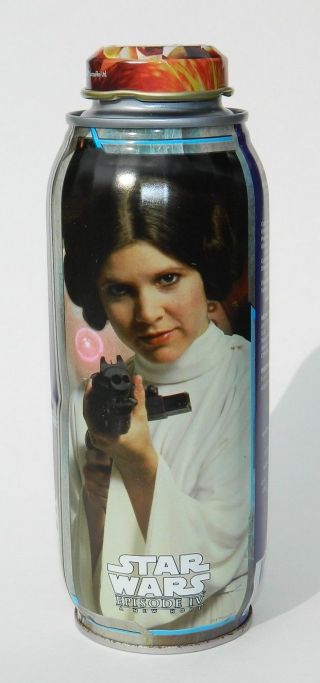 Rare Star Wars The Force Awakens Princess Leia Jumex Bottle Can Made In Mexico
