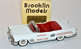 Brooklin 25x 1958 Pontiac Bonneville Indianapolis Pace Car Mib