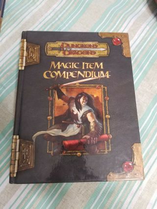 Wotc D&d 3rd Ed Magic Item Compendium Hc Vg,