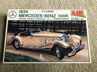Jo - Han Classic 1934 Mercedes - Benz 500k Special Sports Roadster 1/25 Scale