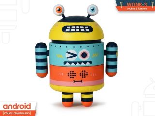Android Mini Collectible Figure: Robot Revolution - Wonk - 3 By Loulou & Tummie
