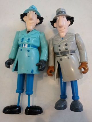2 Vintage Inspector Gadget Action Figures Galoob 80s Small