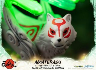First 4 Figures 9 " Okami Amaterasu Pvc Painted Statue Toy