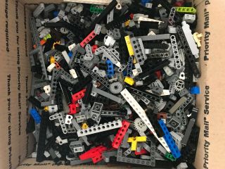 Lego 5 - 1/2lbs Technic Mindstorms Nxt Rcx Bulk Parts Liftarms Bricks Axles Pins