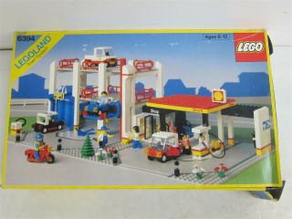 Lego Metro Park & Service Station Box Booklets & Parts Incomplete Set