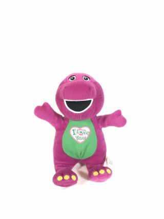 Barney The Purple Dinosaur Plush Toy Doll I Love You 10 " Tall 2011 Lyons