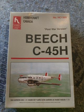 Hobby Craft Beech C - 45h Post War Version In 1/72 Scale