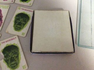Vintage Milton Bradley 1964 Monster Old Maid Card Game 6