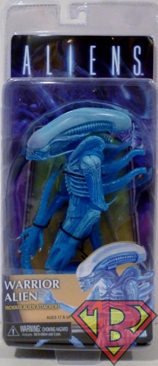 Warrior Alien (translucent Blue) Aliens 7 " Inch Scale Figure Series 11 Neca 2017