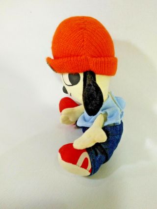 Parappa the Rapper Beanie Plush Doll Stuffed Toy L.  Planning Japan 5.  5 